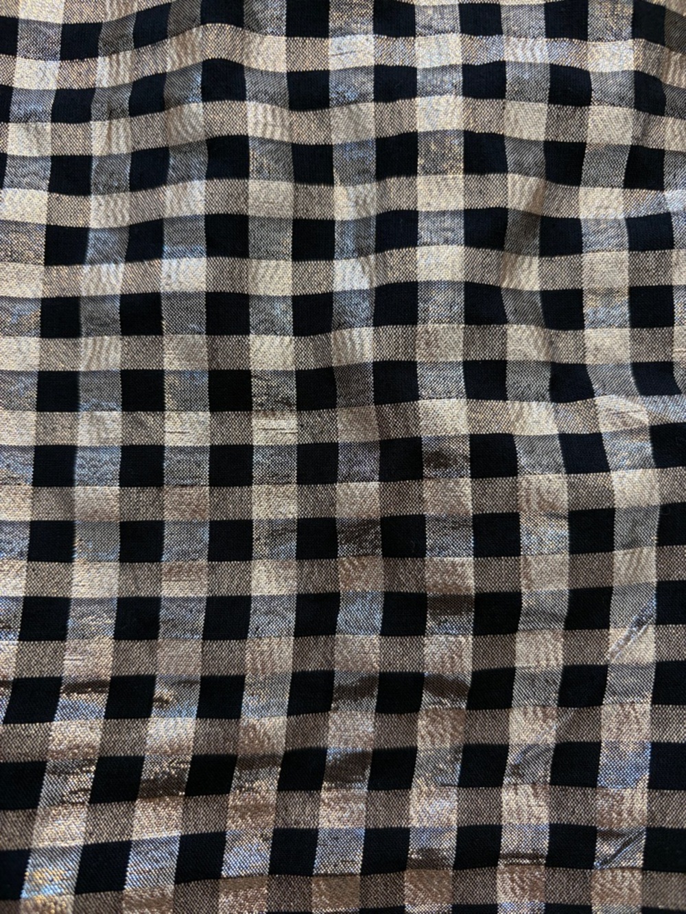 J. Crew Metallic Plaid Blouse - Picture 8 of 14